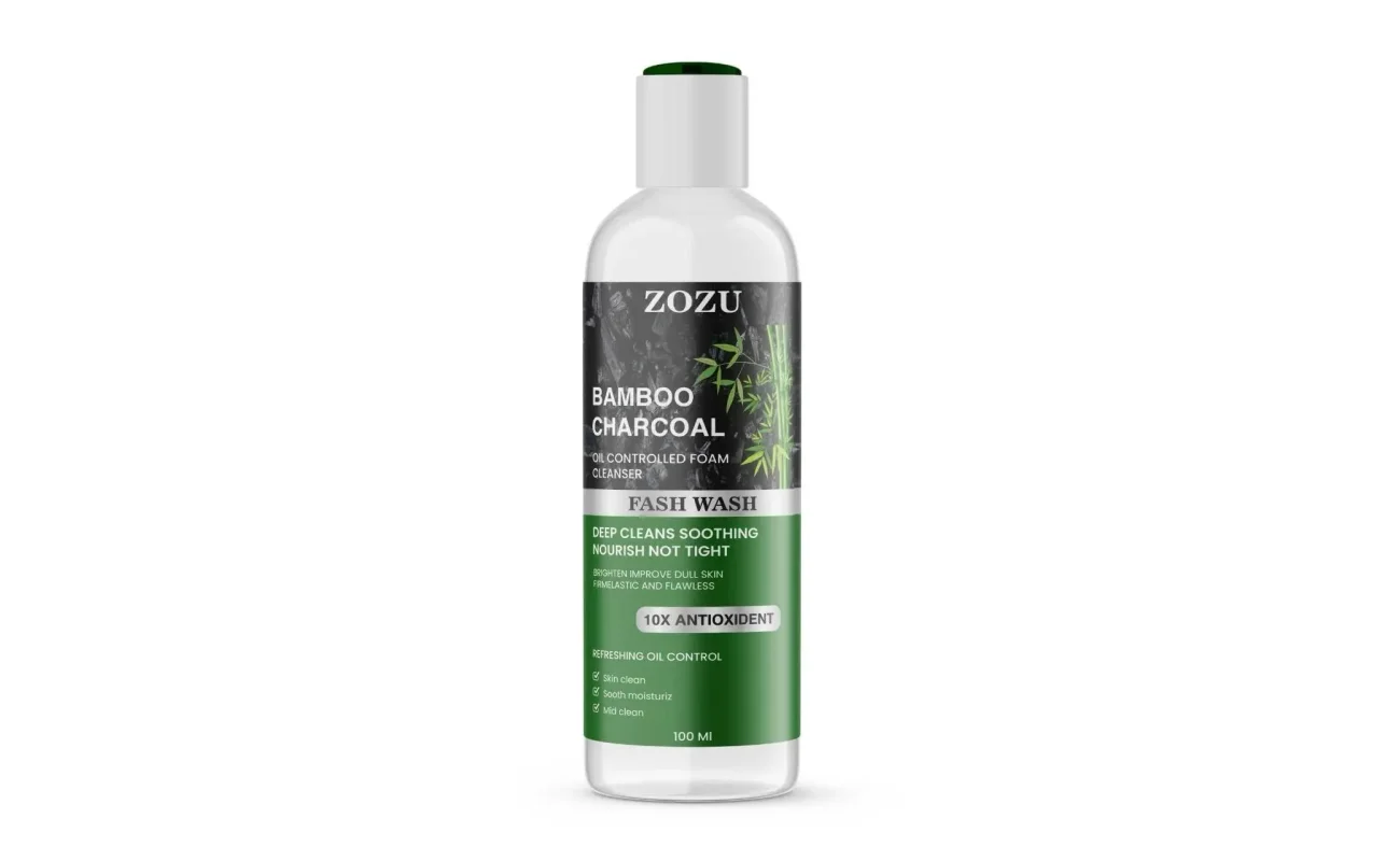 Zozu Charcoal Face Wash 10x Antioxidant 100ml (Pack Of 2)