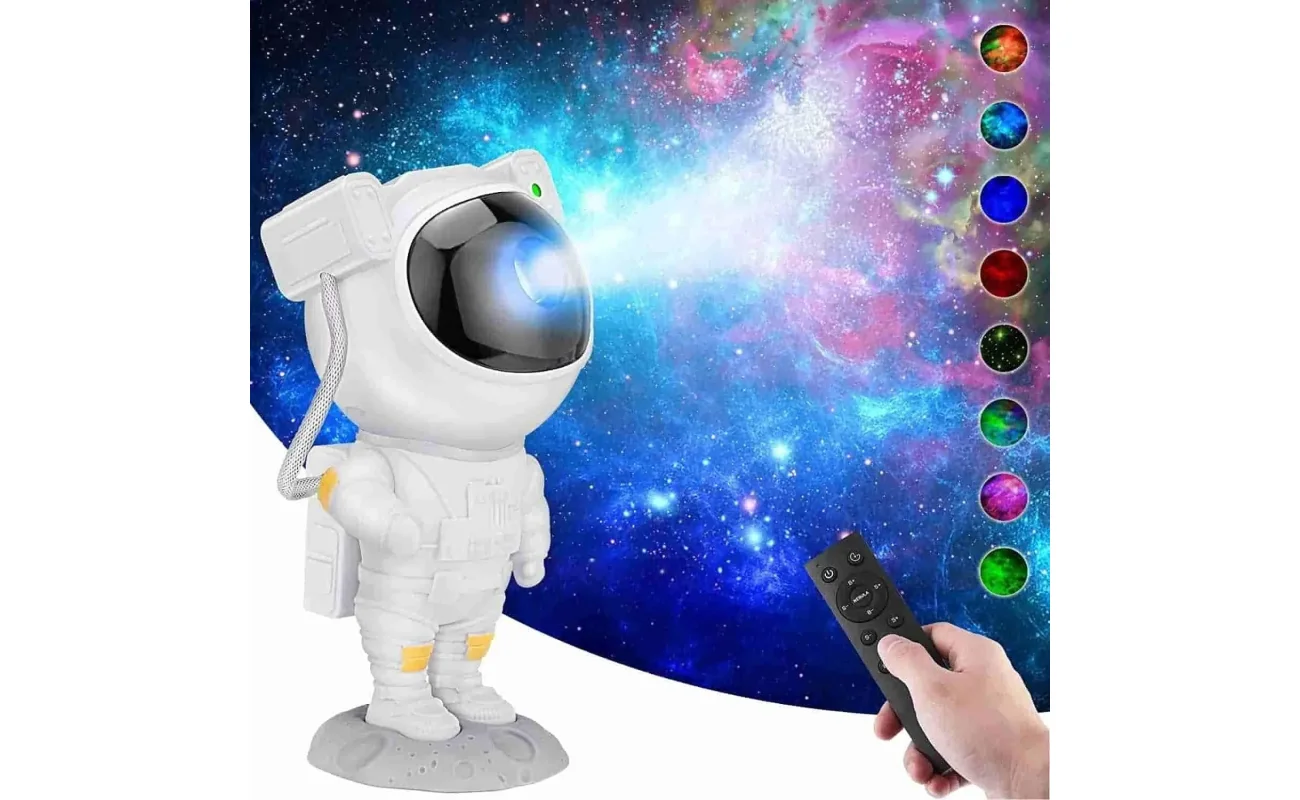 Astronaut Galaxy Projector 360 Magnetic Head Rotation Remote Control