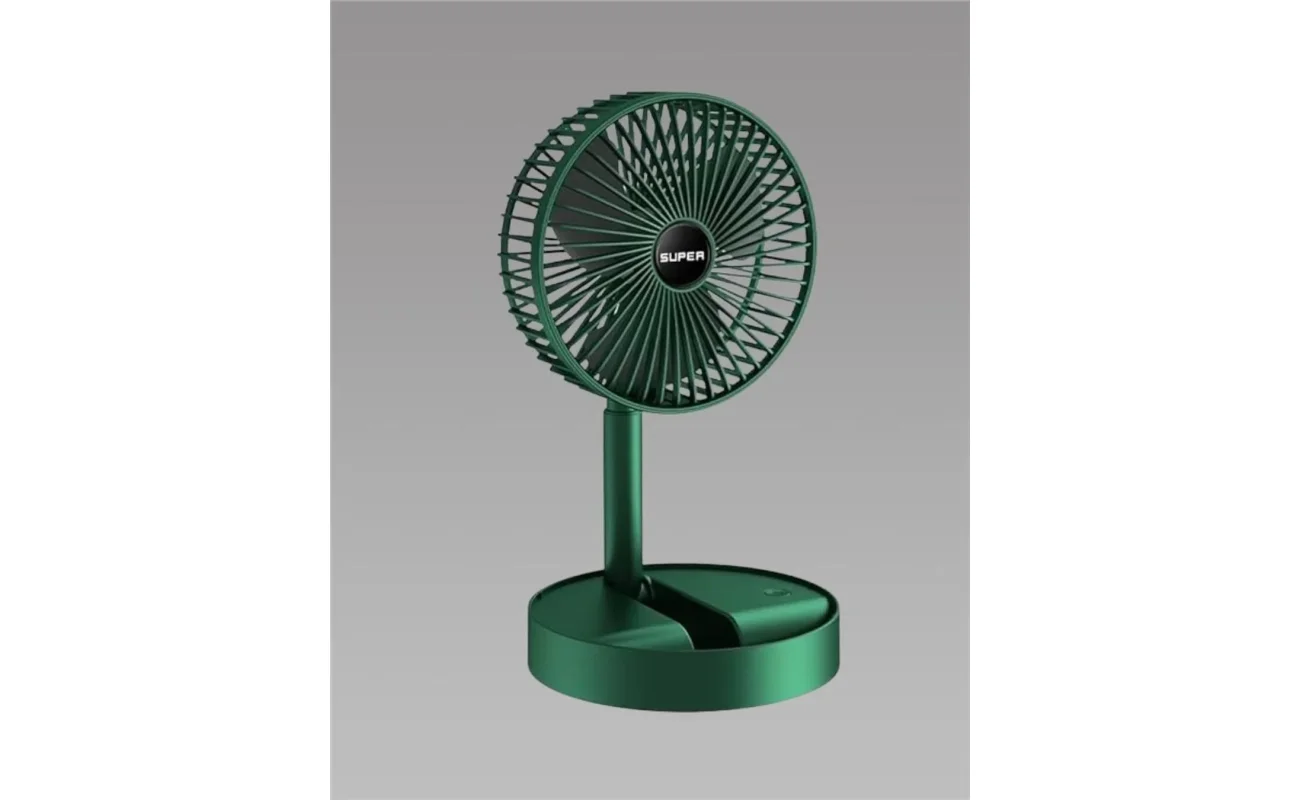Adjustable Height Telescopic Rechargeable Standing Fan Rechargeable Pedestal Fan