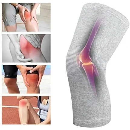 Unisex Bamboo Charcoal Elastic Warm Knee Sleeves