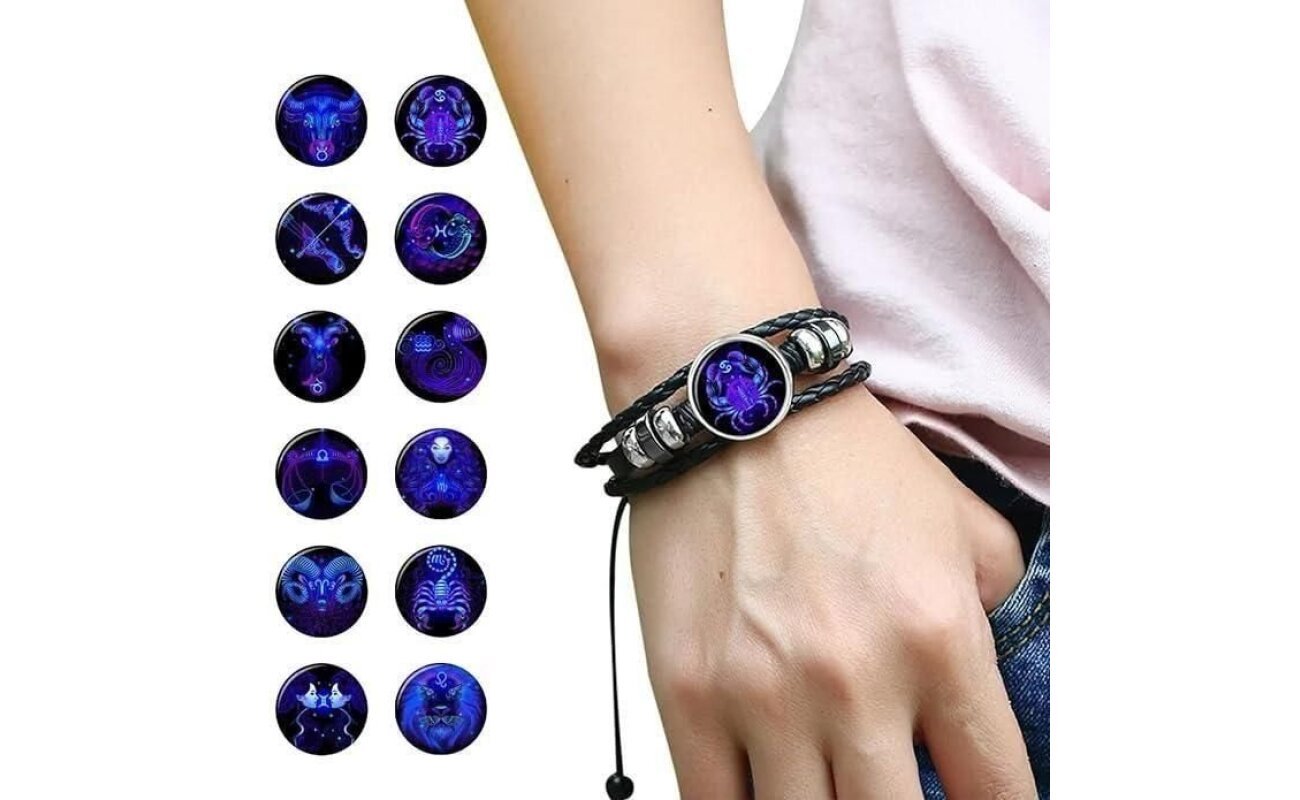 Guardian Bracelet Black Leather Bracelet