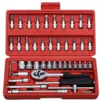 Hardware Tools 46 In 1 Multi Purpose Combination Socket Tool Kit