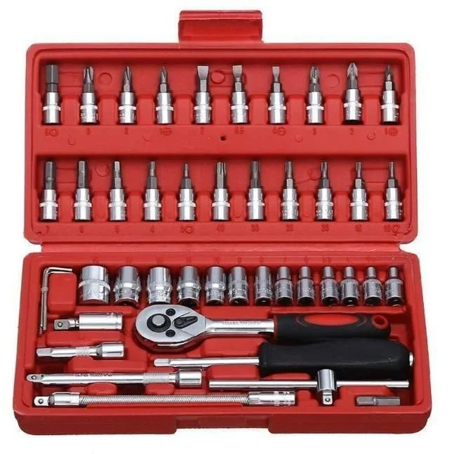 Hardware Tools 46 In 1 Multi Purpose Combination Socket Tool Kit Hardware Tools 46 In 1 Multi Purpose Combination Socket Tool Kit