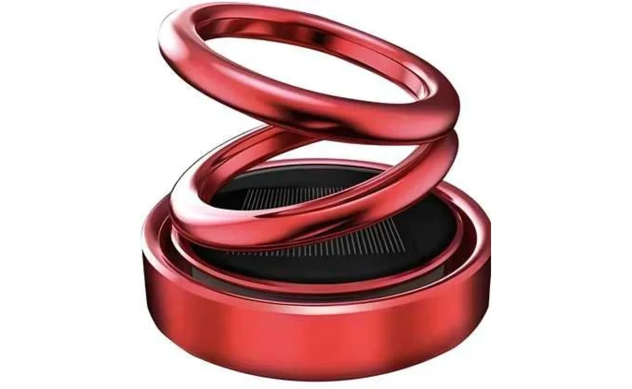 Car Room Air Freshener Solar Power Rotating Car Room Air Freshener Perfume Long Lasting French Organic Fragrance