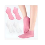 Silicone Moisturizing Socks Anti Slip Aloe Socks For Dry Cracked Feet Women (Pack Of 2 Pair)