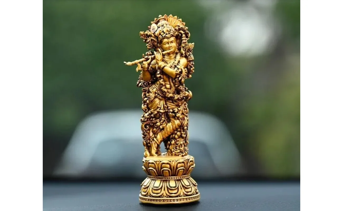 Shree Krishna Idol Car Dashboard