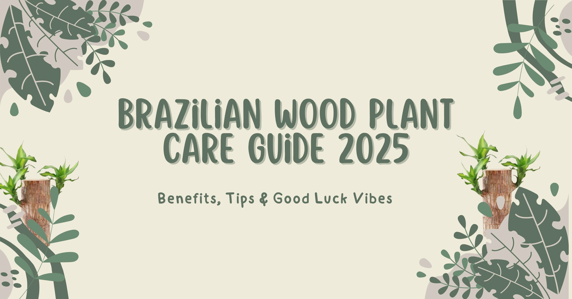 Brazilian Wood Plant Care Guide 2025, Brazilian wood plant, Lucky wood plant,Brazilian lucky wood plant, Dracaena fragrans care, Indoor tropical plants, Low maintenance indoor plants, Plants that bring good luck, How to care for Brazilian wood plant, Brazilian wood plant benefits, Lucky wood plant symbolism, Best indoor plants for positive energy, Brazilian wood plant watering guide, Lucky wood plant light requirements, Where to buy Brazilian wood plant online, Lucky wood plant hydroponic care