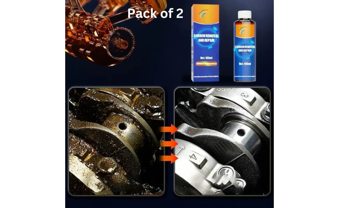 Carbon Removal and Repair Agent 100ML, Pack of 2