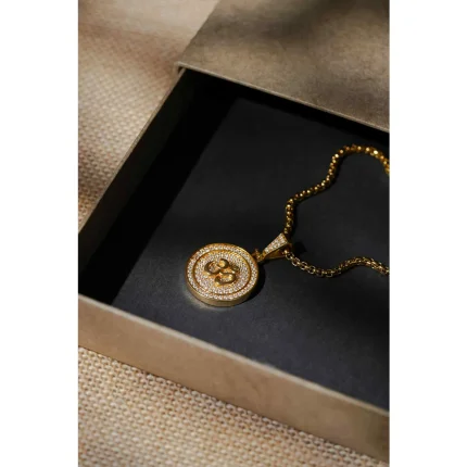 Om Symbol Pendant With Chain for Men | Spiritual Alloy Om Pendant | Religious Casual Necklace for Daily Wear, Om pendant, Om symbol chain for men, Om necklace, Om pendant with chain, spiritual pendant for men, men’s religious chain, alloy Om pendant, Om symbol jewellery, spiritual chain for men, Om charm necklace, casual Om pendant