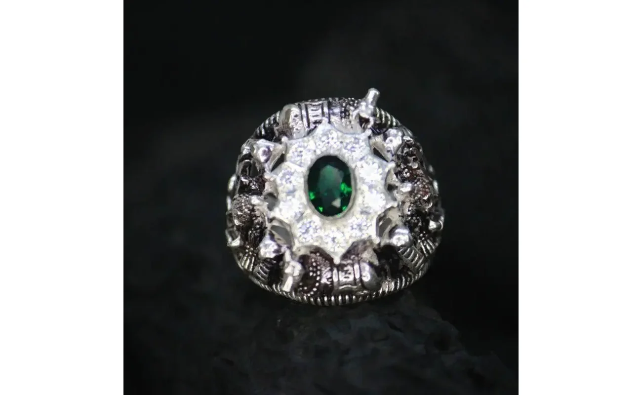 Lord Shiva Silver Ring for Men | Oxidised Mahadev Ring | Shivji Finger Ring for Spiritual Style | Casual Wear | Pack of 1, Lord Shiva ring, Shiva silver ring, oxidised ring for men, Mahadev ring, Shivji ring, Lord Shiva oxidised silver ring for men, Mahadev finger ring for spiritual protection, oxidised Shivji ring for daily wear, Shiva jewelry for men