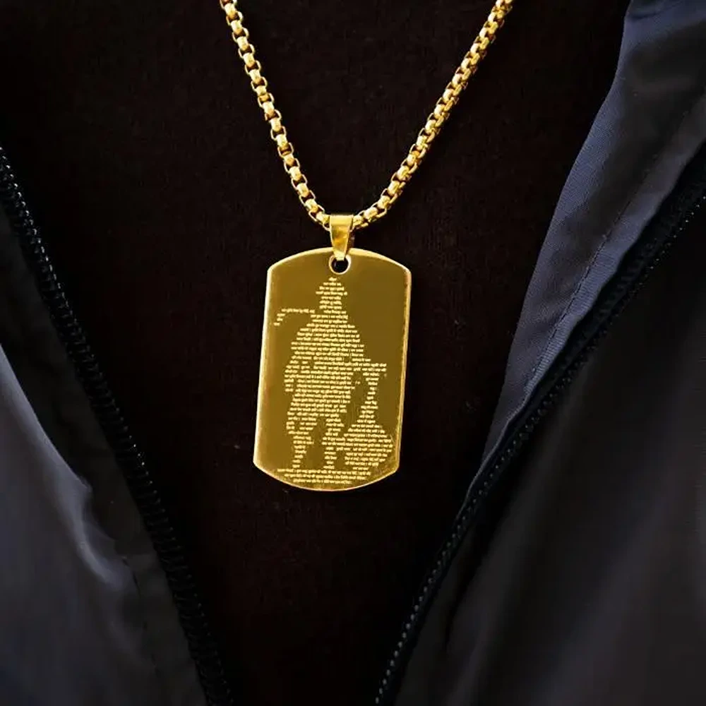5881512736 Golden Hanuman Chalisa Pendant with Chain for Men – Gold Plated Alloy Locket – Spiritual Casual Wear Jewellery, hanuman chalisa pendant, golden hanuman pendant, hanuman chalisa locket, gold plated pendant for men, hanuman pendant with chain, hanuman jewellery for men, alloy hanuman locket, men’s spiritual pendant, hanuman chalisa gold locket, golden hanuman chain, hanuman chalisa pendant for men, hanuman locket online india, gold chain pendant combo, casual wear pendant for men, hanuman accessories for men, spiritual gold pendant, alloy pendant for men, religious locket for men, hanuman pendant online india, men’s devotional jewellery