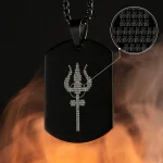 Mahadev Trishul Pendant with Chain for Men | Shiva Trident Locket in Alloy | Casual Spiritual Necklace, Mahadev trishul pendant, trishul pendant with chain, shiva trishul locket for men, mahadev chain pendant, lord shiva pendant with chain, trishul necklace for men, mahadev jewelry for men, casual spiritual chain, alloy trishul pendant, shiva trident pendant.