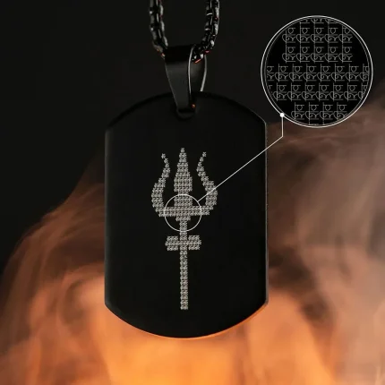 Mahadev Trishul Pendant with Chain for Men | Shiva Trident Locket in Alloy | Casual Spiritual Necklace, Mahadev trishul pendant, trishul pendant with chain, shiva trishul locket for men, mahadev chain pendant, lord shiva pendant with chain, trishul necklace for men, mahadev jewelry for men, casual spiritual chain, alloy trishul pendant, shiva trident pendant.