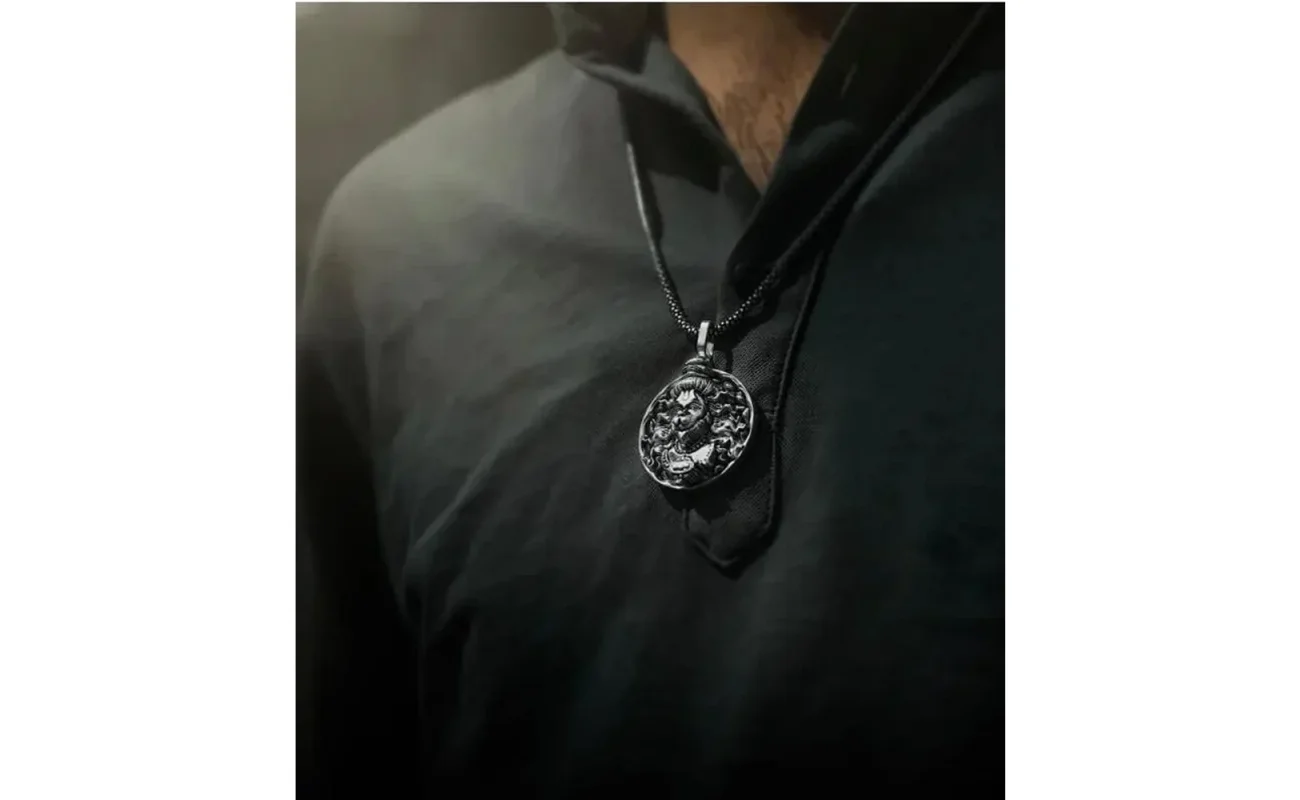 Hanuman Ji Pendant with Oxidised Silver Chain for Men – Heavy Alloy Religious Necklace for Daily & Festive Wear, hanuman ji pendant, hanuman chain for men, oxidised silver hanuman pendant, religious pendant for men, hanuman necklace, alloy hanuman chain, hanuman ji locket, spiritual jewellery for men, oxidised pendant with chain, hanuman pendant for daily wear, heavy hanuman pendant, hanuman accessories for men, men's devotional necklace, hanuman chain online india, spiritual pendant for boys, stylish hanuman ji pendant, hanuman locket chain combo, traditional hanuman necklace, oxidised silver chain with pendant, hindu pendant for men