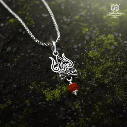 Trishul Damru Rudraksha Pendant Chain for Men | Oxidised Silver Mahadev Pendant | Lord Shiva Inspired Casual Religious Chain, trishul damru pendant, rudraksha pendant for men, mahadev pendant chain, oxidised pendant chain, shiva trishul damru chain, silver rudraksha pendant, trishul damru rudraksha pendant chain for men, oxidised silver mahadev pendant with rudraksha, lord shiva trishul damru chain for men, casual wear rudraksha pendant chain, oxidised religious pendant for men