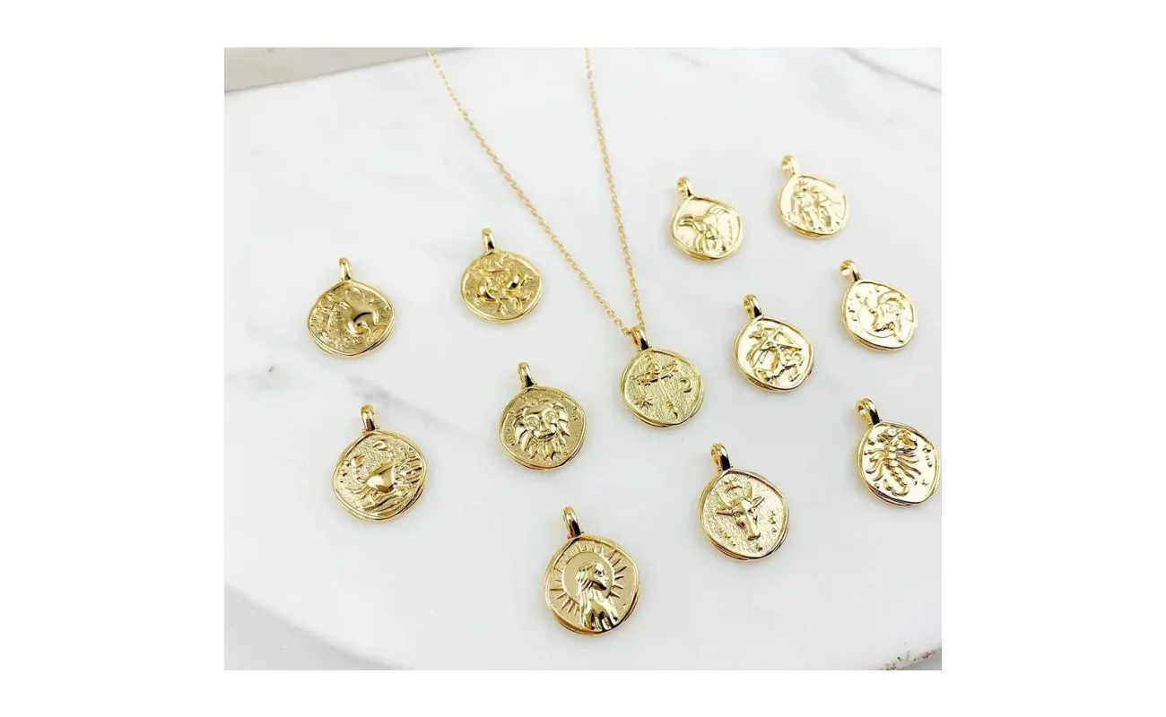 Gold Plated Zodiac Sign Necklace – Astrology Jewellery for All 12 Sun Signs | Stylish Horoscope Pendant for Women, zodiac sign necklace, gold plated zodiac necklace, astrology pendant, zodiac jewellery, sun sign necklace, gold zodiac pendant, horoscope necklace, gold plated necklace for women, zodiac sign jewellery, astrology necklace India, gold plated zodiac sign necklace online, buy zodiac sign necklace for women, personalized astrology pendant in gold, zodiac jewellery for all sun signs, stylish horoscope necklace for daily wear, gold plated sun sign necklace combo pack, best zodiac necklaces in India, affordable astrology jewellery online, aries, taurus, gemini, cancer, leo, virgo, libra, scorpio, sagittarius, capricorn, aquarius, pisces