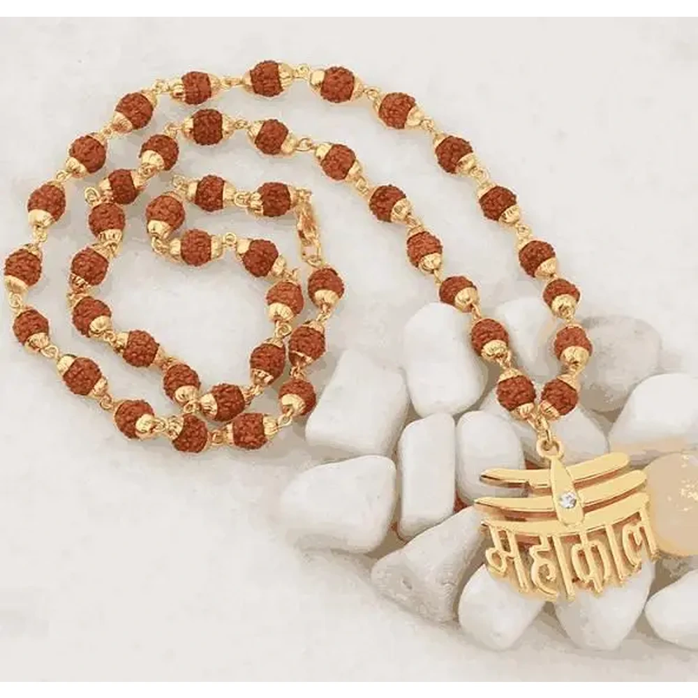 8582945555 Rudraksha Mala with Mahakal Pendant | Spiritual Mahadev Rudraksha Chain for Men | Lord Shiva Mala for Meditation & Daily Wear, Rudraksha mala with Mahakal pendant, spiritual Rudraksha mala for men, Mahadev Rudraksha mala online, Rudraksha mala for Shiv bhakt, Mahakal pendant mala for men, original Rudraksha mala with Mahakal locket, Rudraksha mala for pooja and meditation, Rudraksha chain with Mahadev pendant